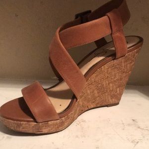 Jessica Simpson brown wedges